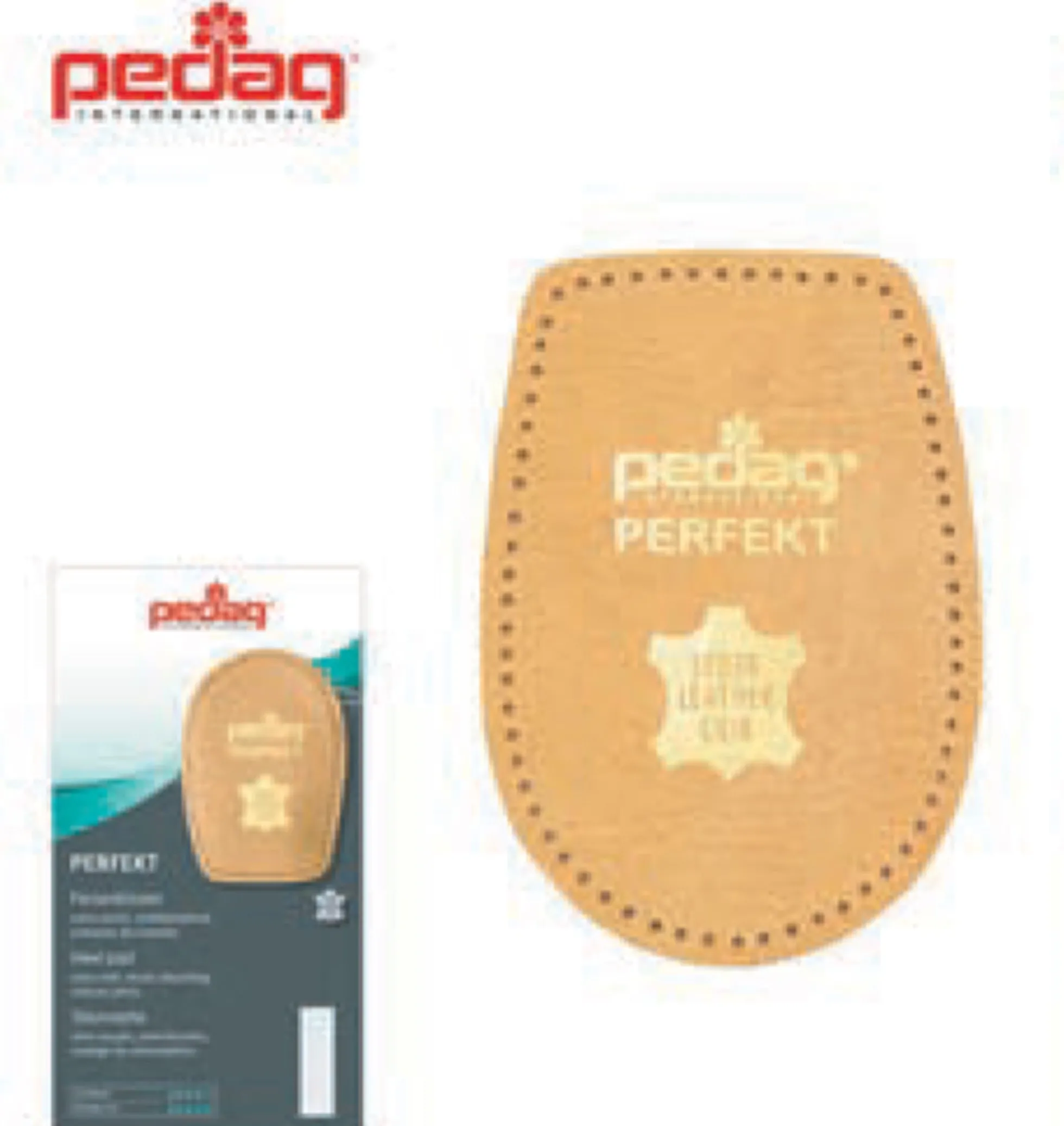 Alzatacco Rialzo per tallone rivestito in pelle da 1cm