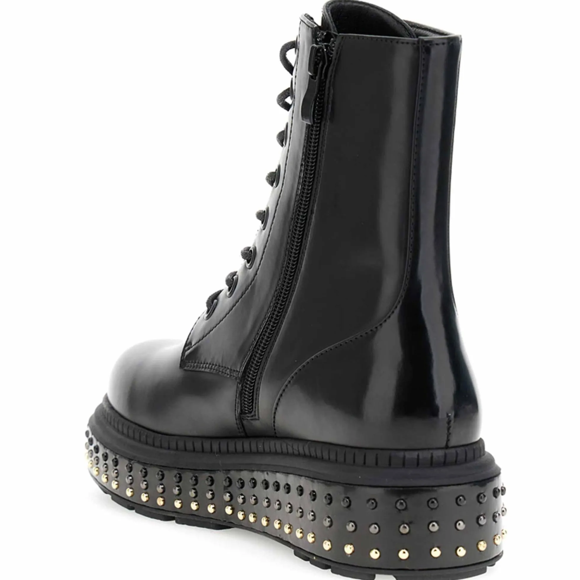 Anfibio CafèNoir FC9701 scarpe platform borchiato