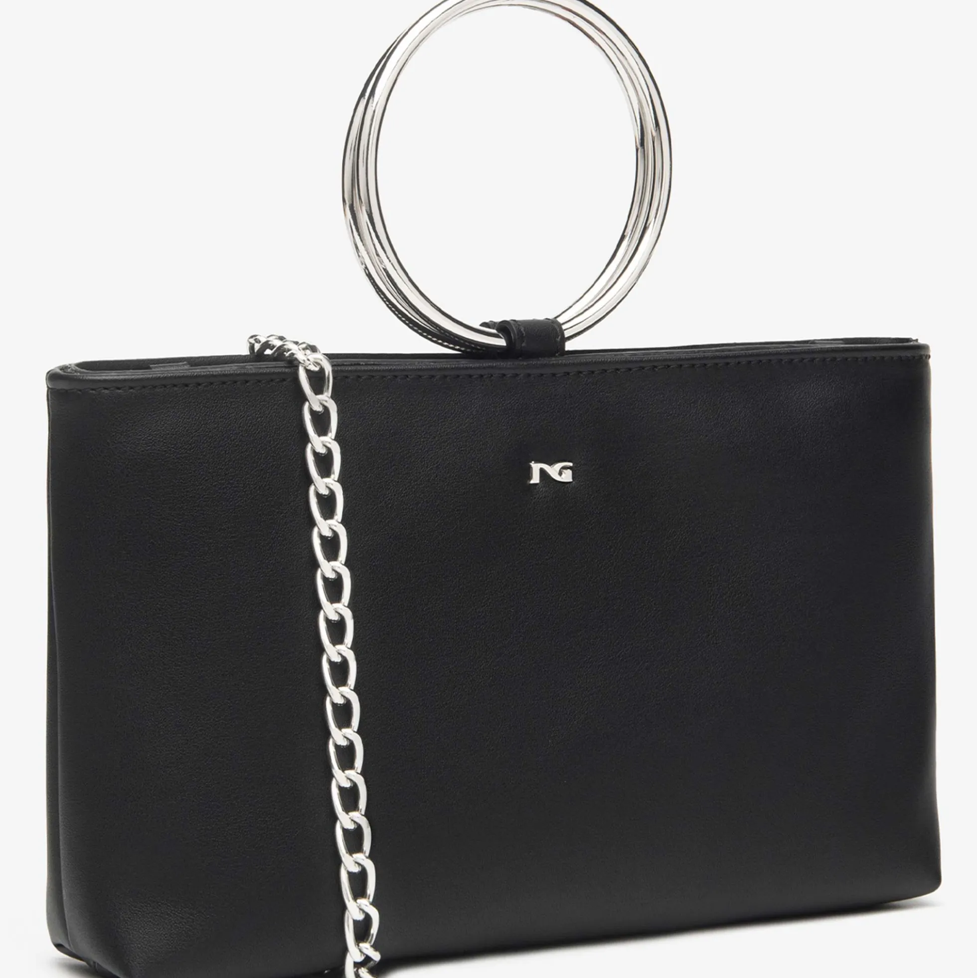 Borsa a mano NeroGiardiniE644128D-100