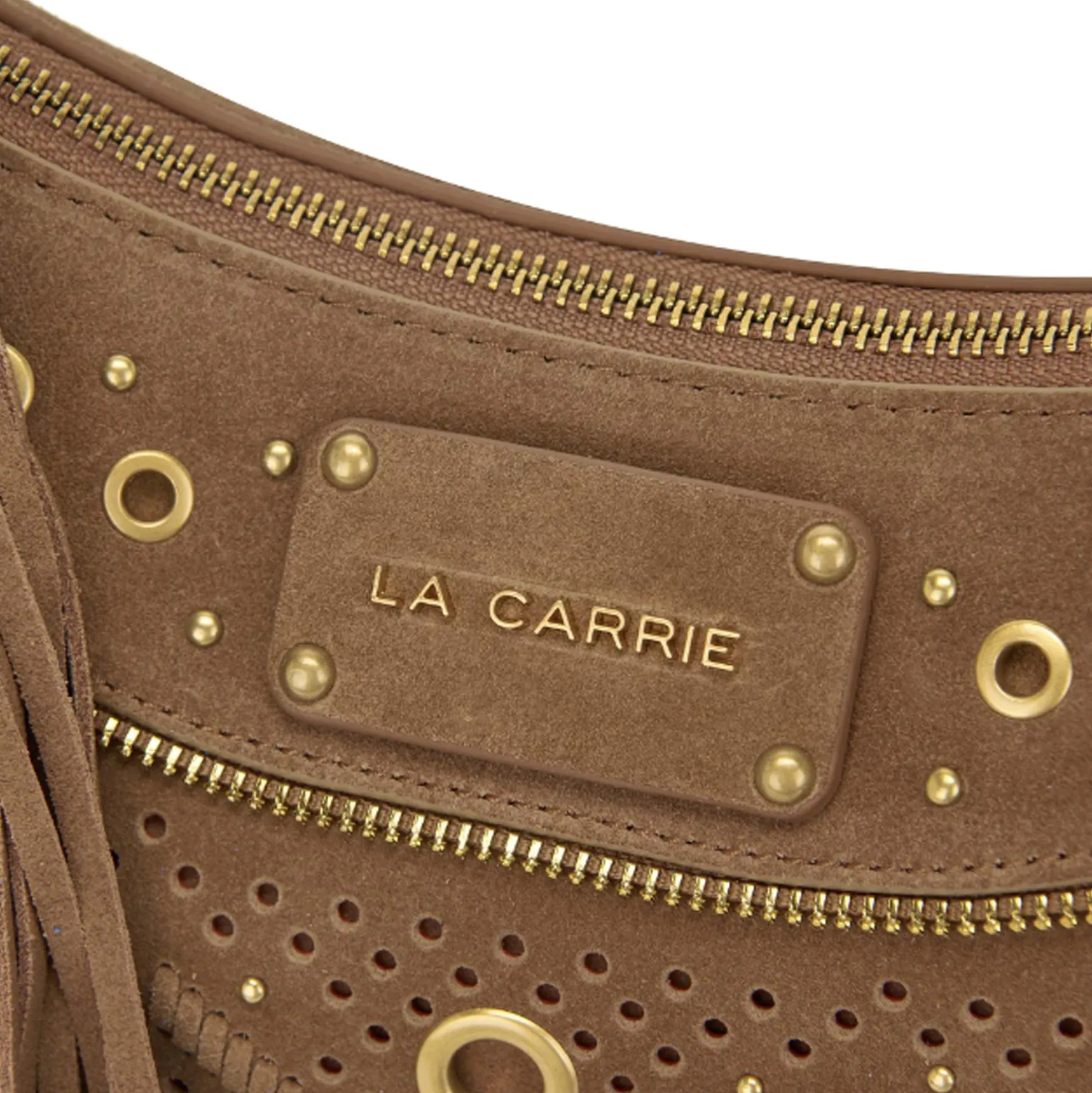 Borsa a spalla La Carrie Jungle 161M-DB-173-SUE Tracolla cuoio