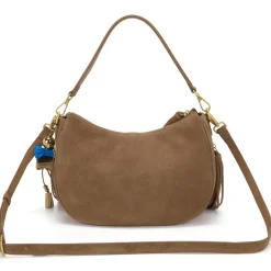 Borsa a spalla La Carrie Jungle 161M-DB-173-SUE Tracolla cuoio