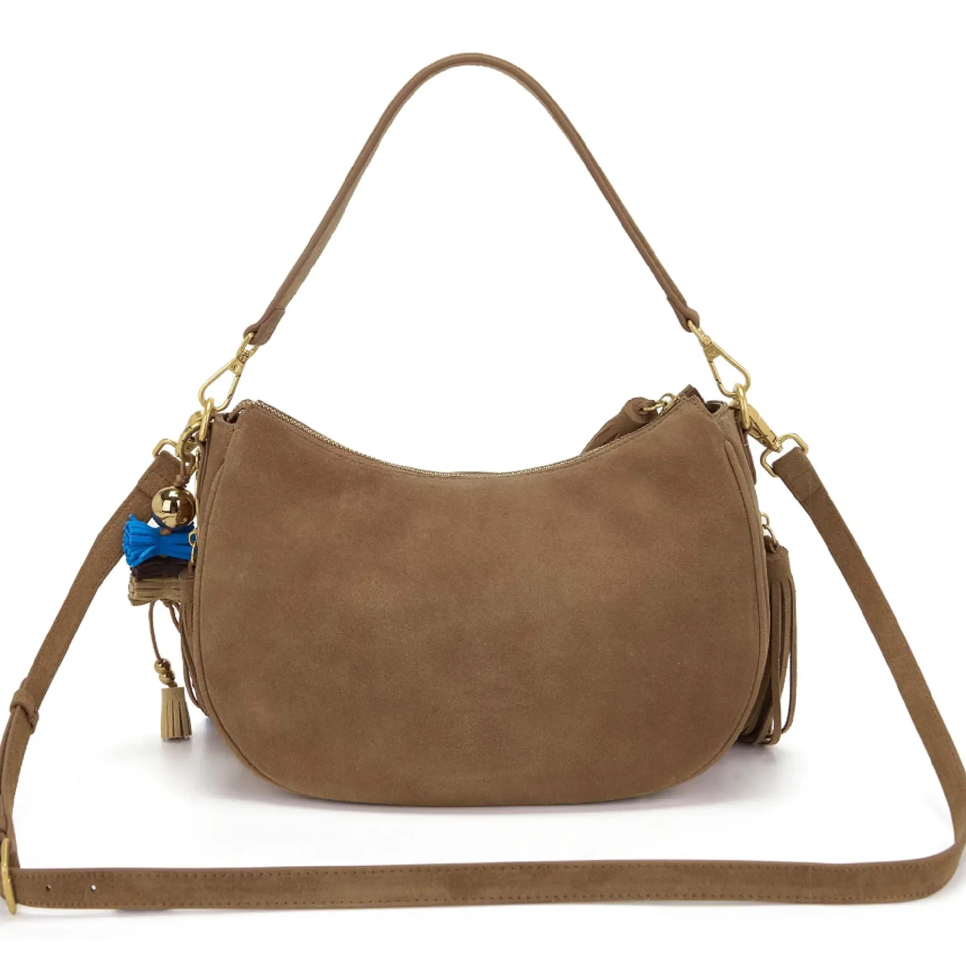 Borsa a spalla La Carrie Jungle 161M-DB-173-SUE Tracolla cuoio