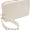 Borsa donna Mini bag Chain Havaianas insilicone beige