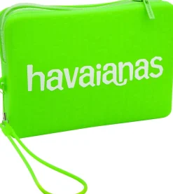 Borsa donna Mini bag Logo Havaianas insilicone neon verde