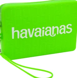 Borsa donna Mini bag Logo Havaianas insilicone neon verde