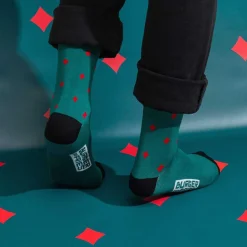 Calze Card Game Socks BF1207 Socks Burger and Fries