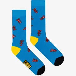 Calze Food Socks BF1008 "Orange Lobster" Socks Burger and Fries