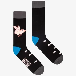 Calze Tales Socks BF1013 "Flying Pig" Socks Burger and Fries