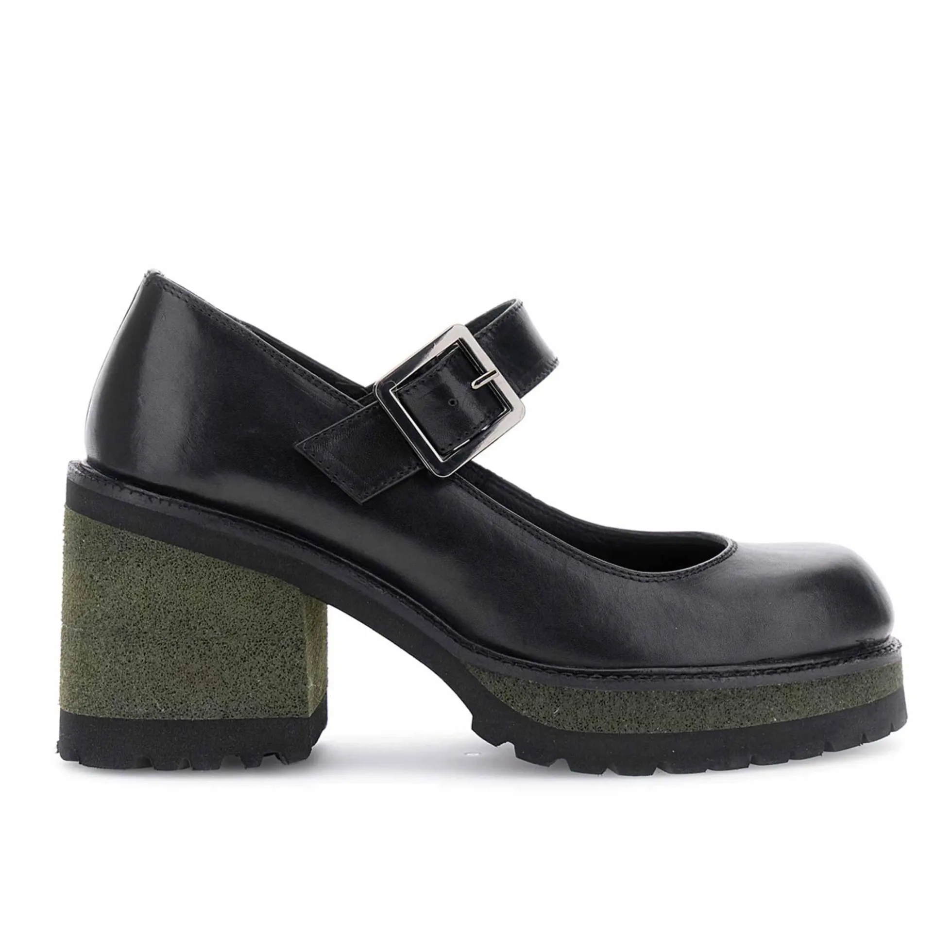 Décollété CafèNoir FE1114in pelle con fibbia