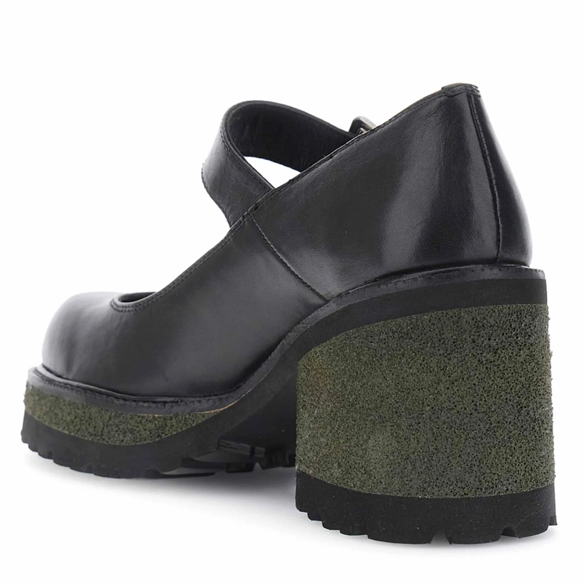 Décollété CafèNoir FE1114in pelle con fibbia