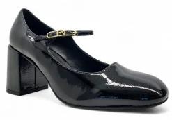 Decoltè CafèNoir GC3223 scarpe donna in pelle verniciata nera