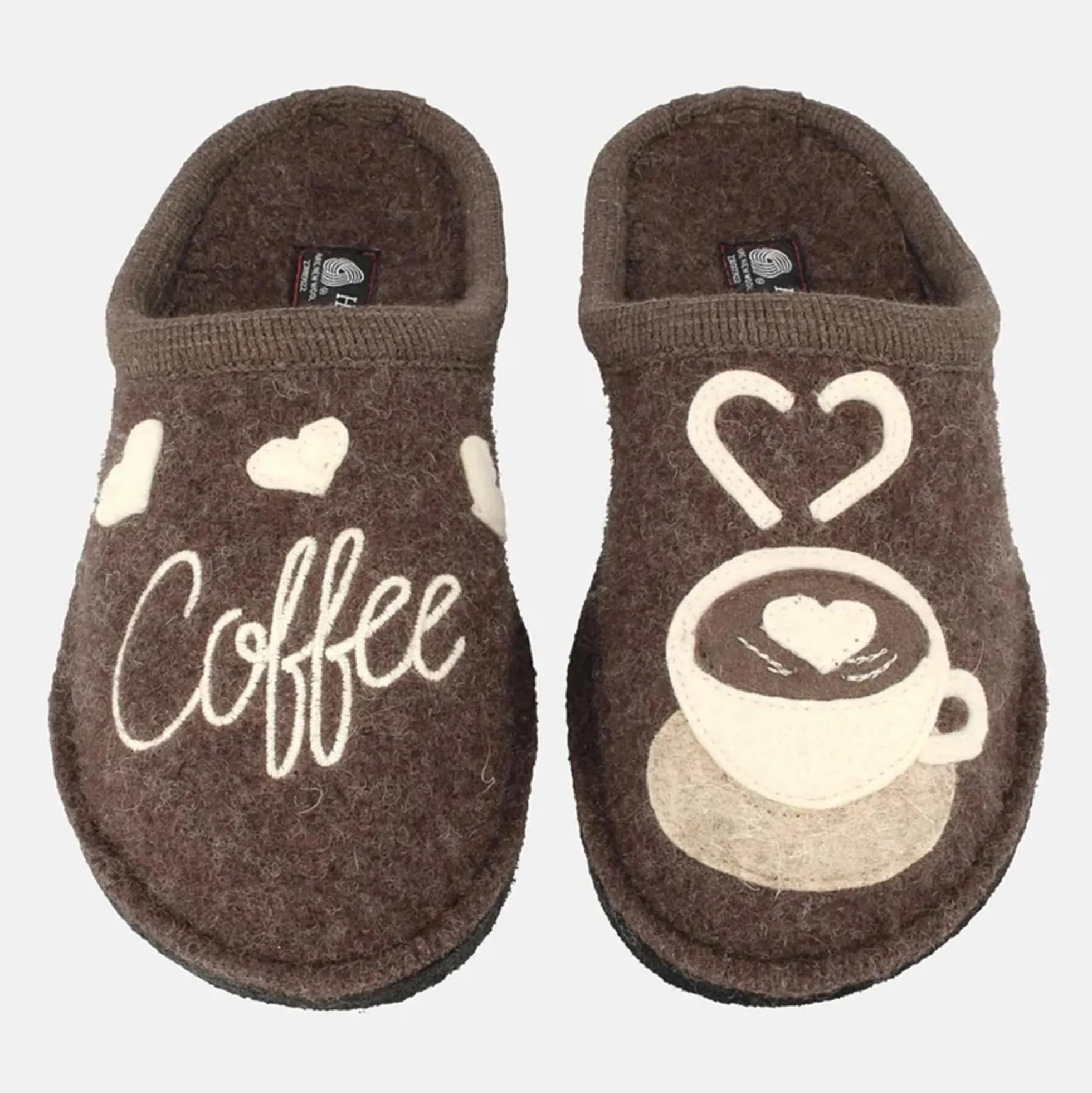 Pantofole HAFLINGER Flair "Coffee Time" 31501563 (36-42)
