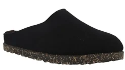 Pantofole HAFLINGER Manhattan nero 39100103 (36-42) in feltro lana