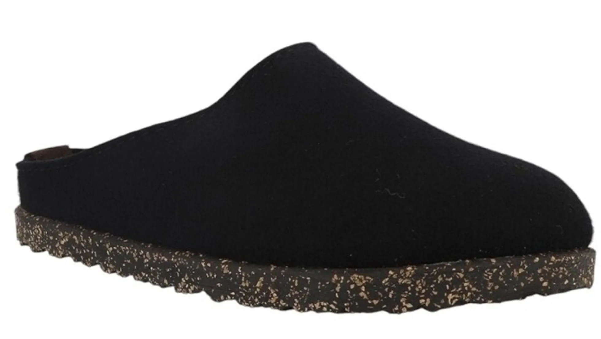 Pantofole HAFLINGER Manhattan nero 39100103 (36-42) in feltro lana