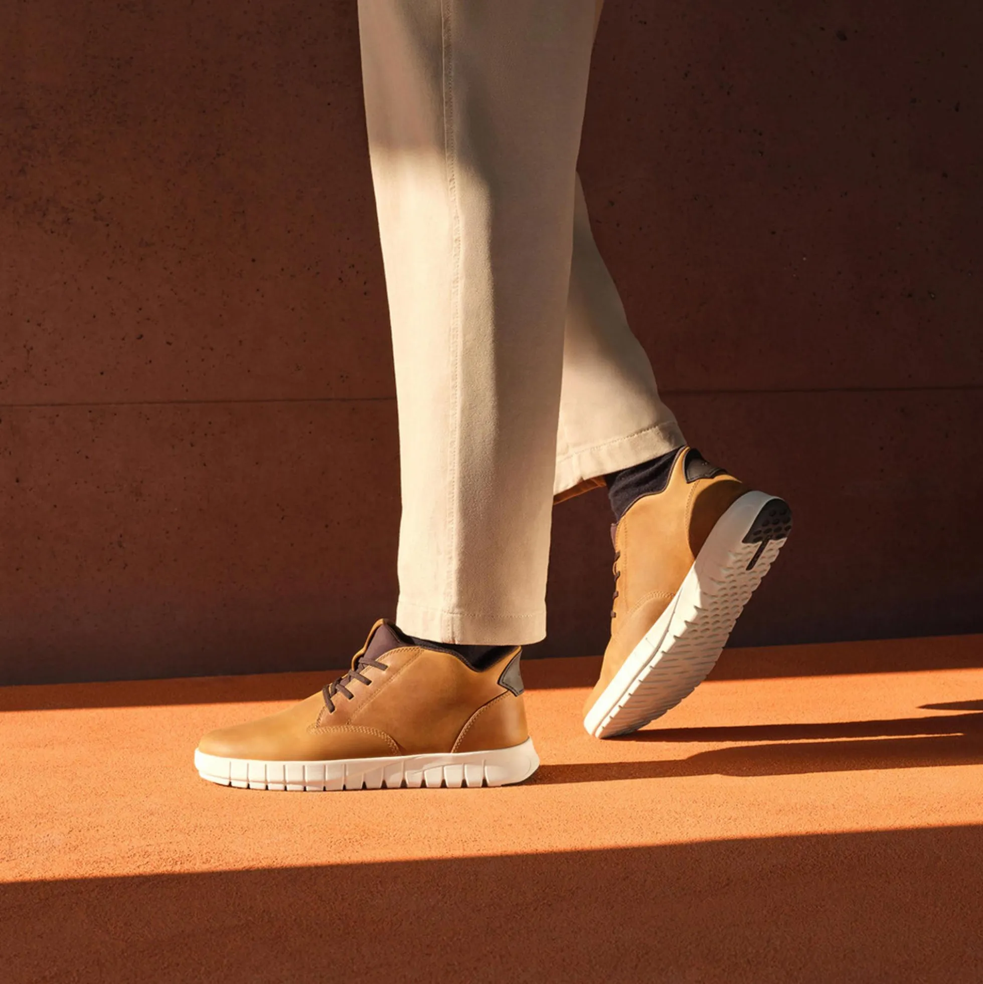Polacchino GEOX "FLEXTRIDE PLUS" uomo marrone