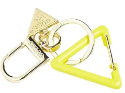 Portachiavi Guess RW7425 in metallo giallo