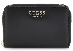 Portafoglio Guess SWVC85 Laurel SLG Medium Zip Around nero