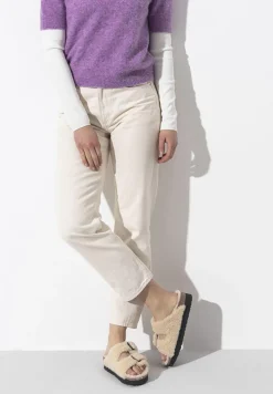 Sandali Arizona Plateau Big Buckle Teddy Beige Papillio by Birkenstock 1017642