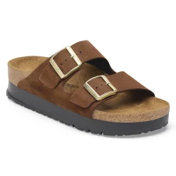 Sandali Arizona Platform Papillio by Birkenstock 1028366 dark tea