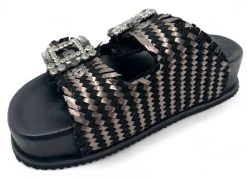 Sandali Ermans art.4000 platform nero
