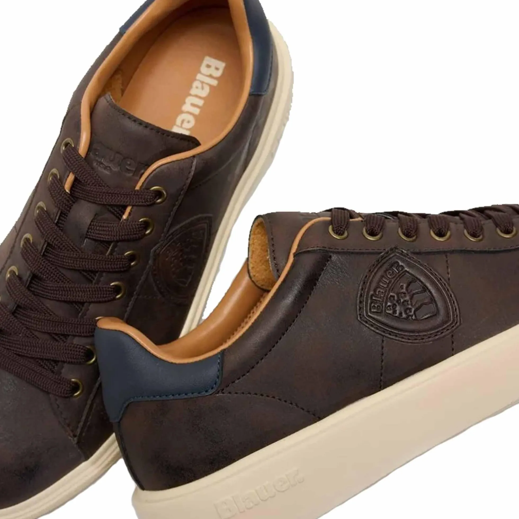 Sneaker Blauer "BUCK01" scarpe marrone/blu