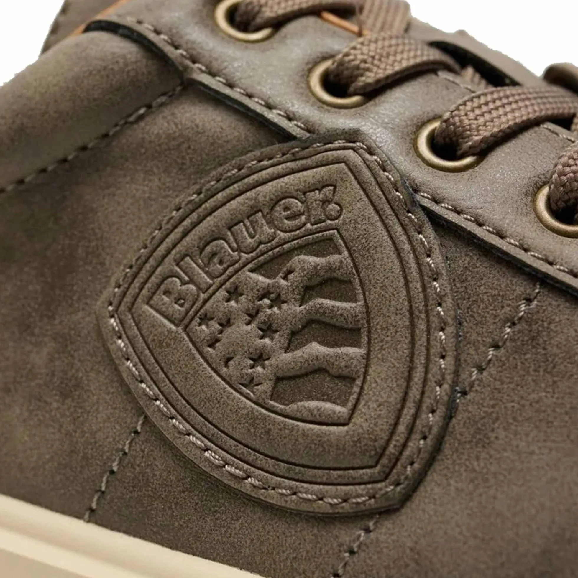 Sneaker Blauer "BUCK01" scarpe taupe/militare