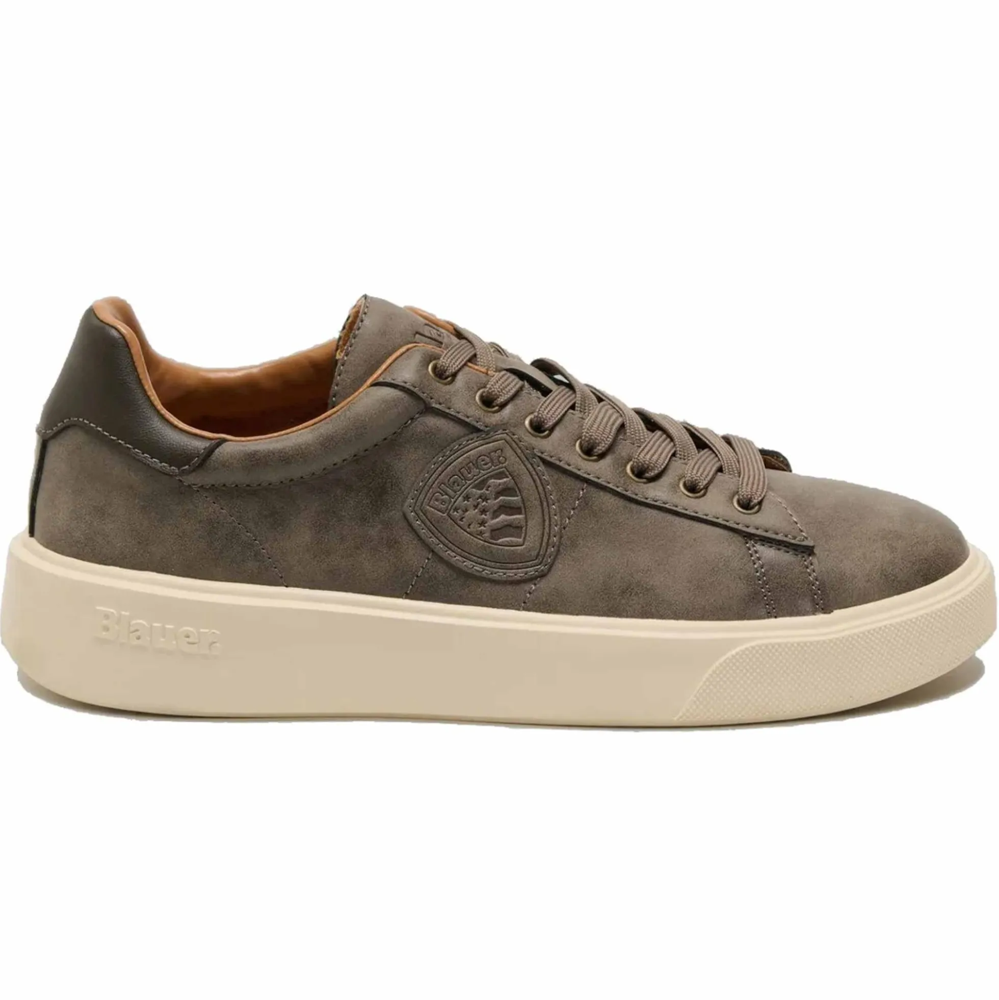 Sneaker Blauer "BUCK01" scarpe taupe/militare