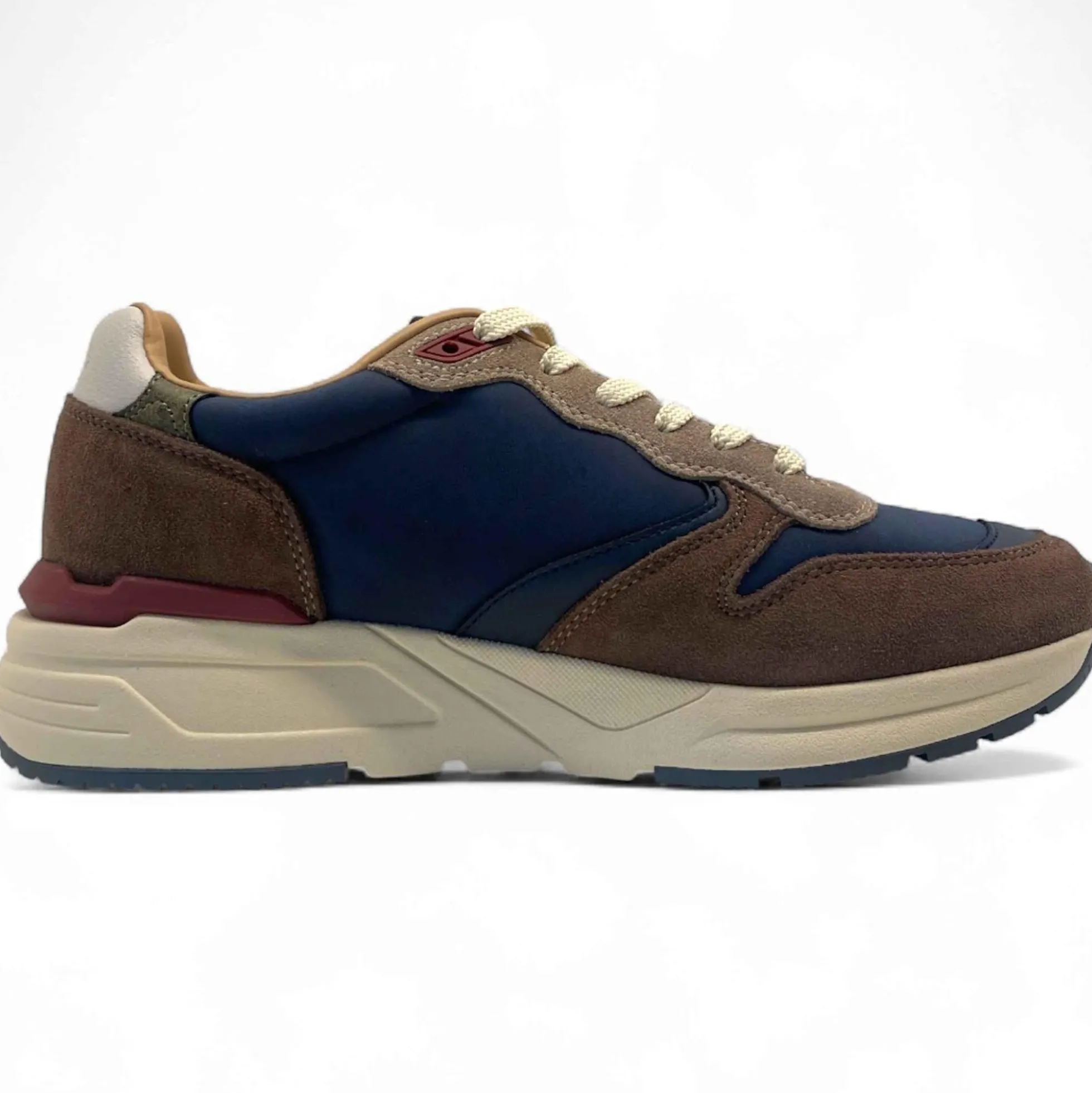Sneaker Blauer "RAY02" scarpe uomo blu/marrone