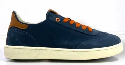 Sneaker KEBO LG5040 scarpe uomo in camoscio blu
