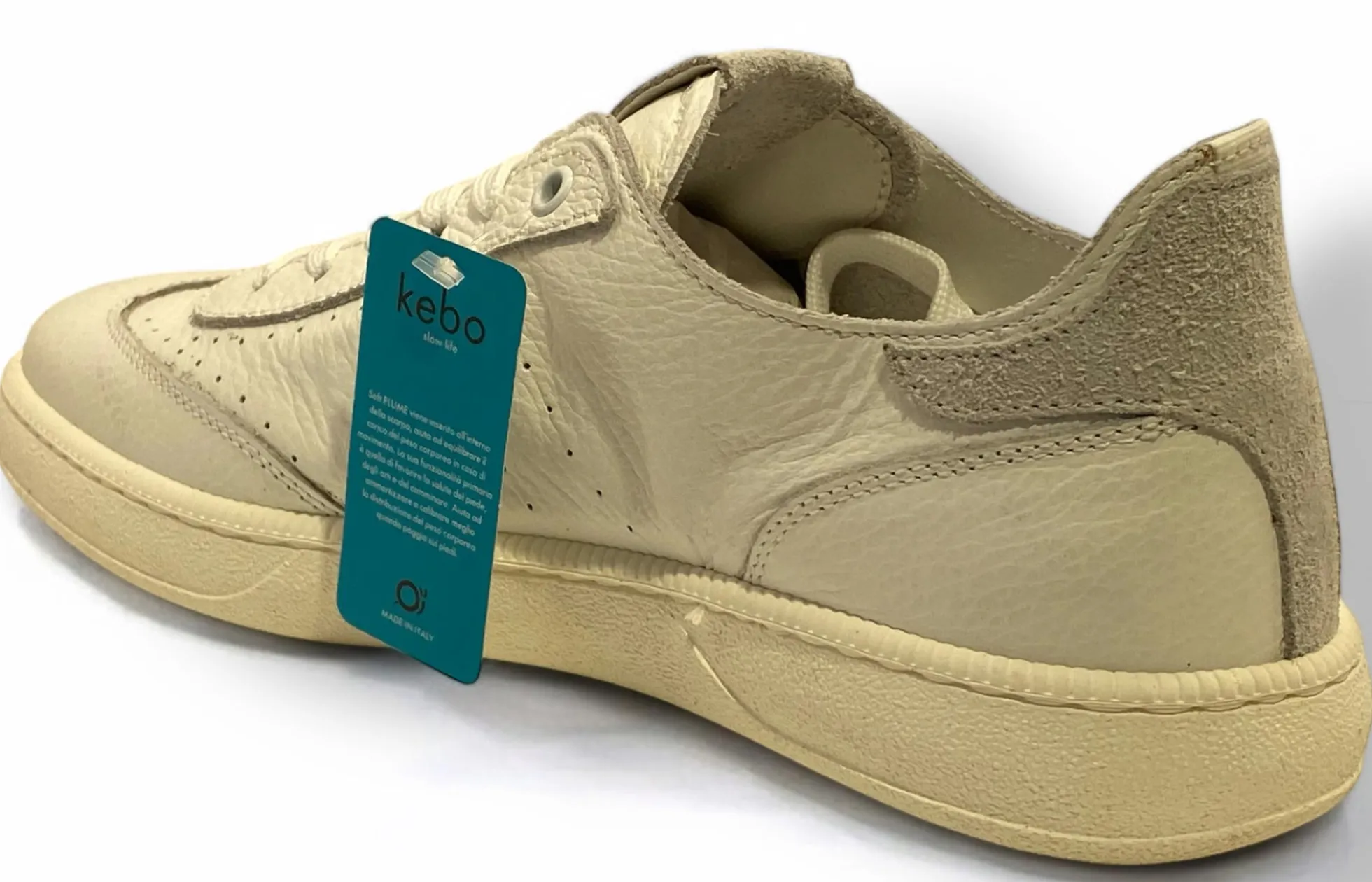 Sneaker KEBO LG5020scarpe uomo pelle bianco