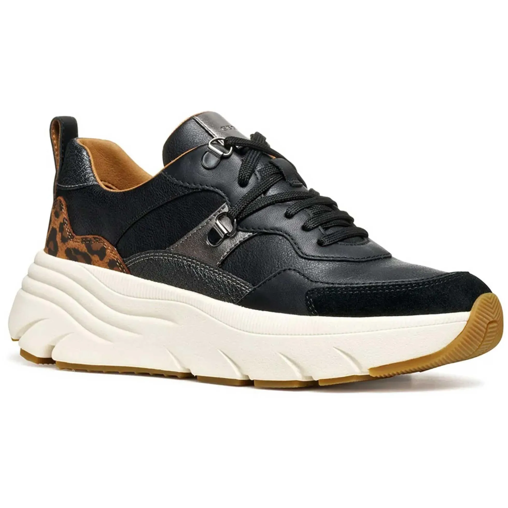 Sneakers GEOX "Diamanta" D36UFE scarpe nero
