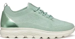 Sneakers GEOX "Spherica E" D55NUE scarpe donna verde