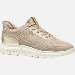 Sneakers GEOX "Spherica Plus A" taupe/gold