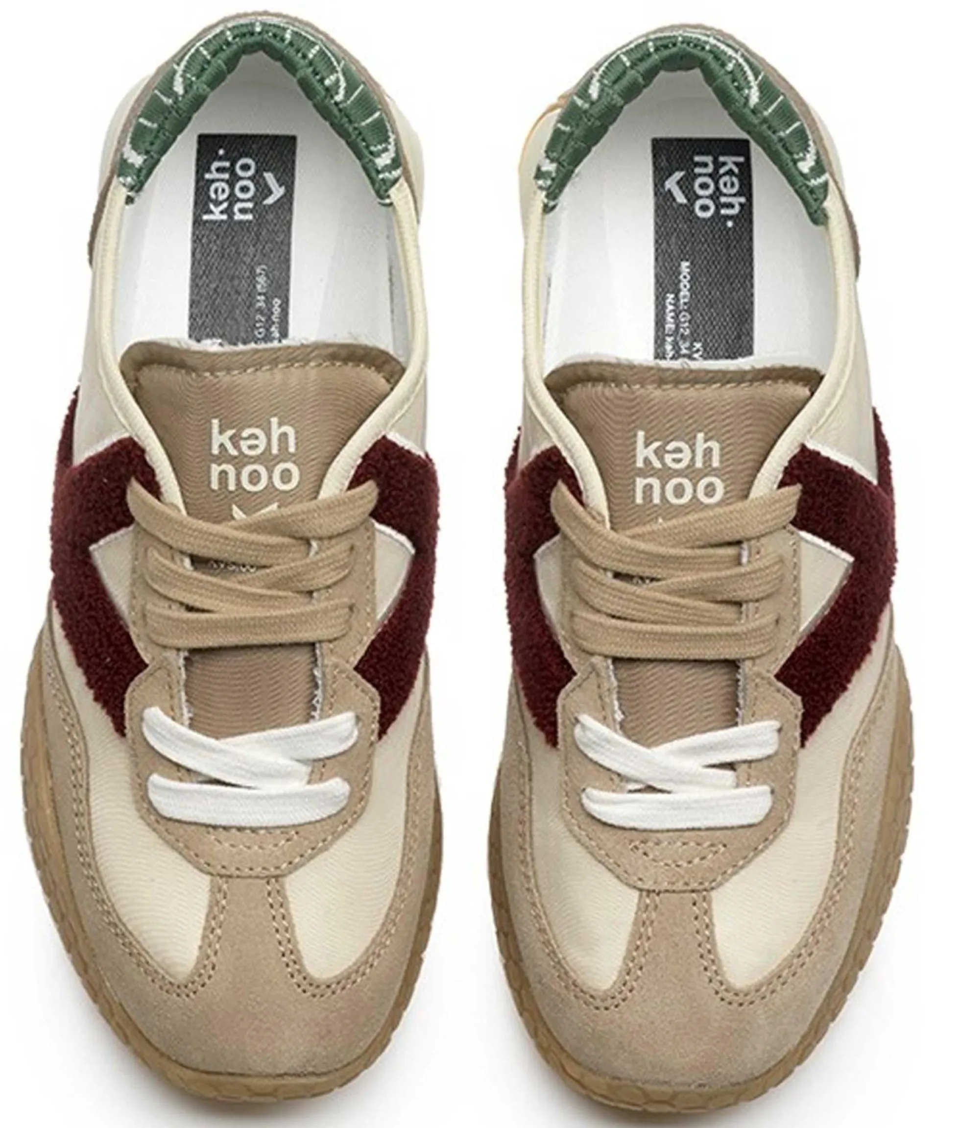 Sneakers Keh-Noo 9770 scarpe donnamarrone/rosso