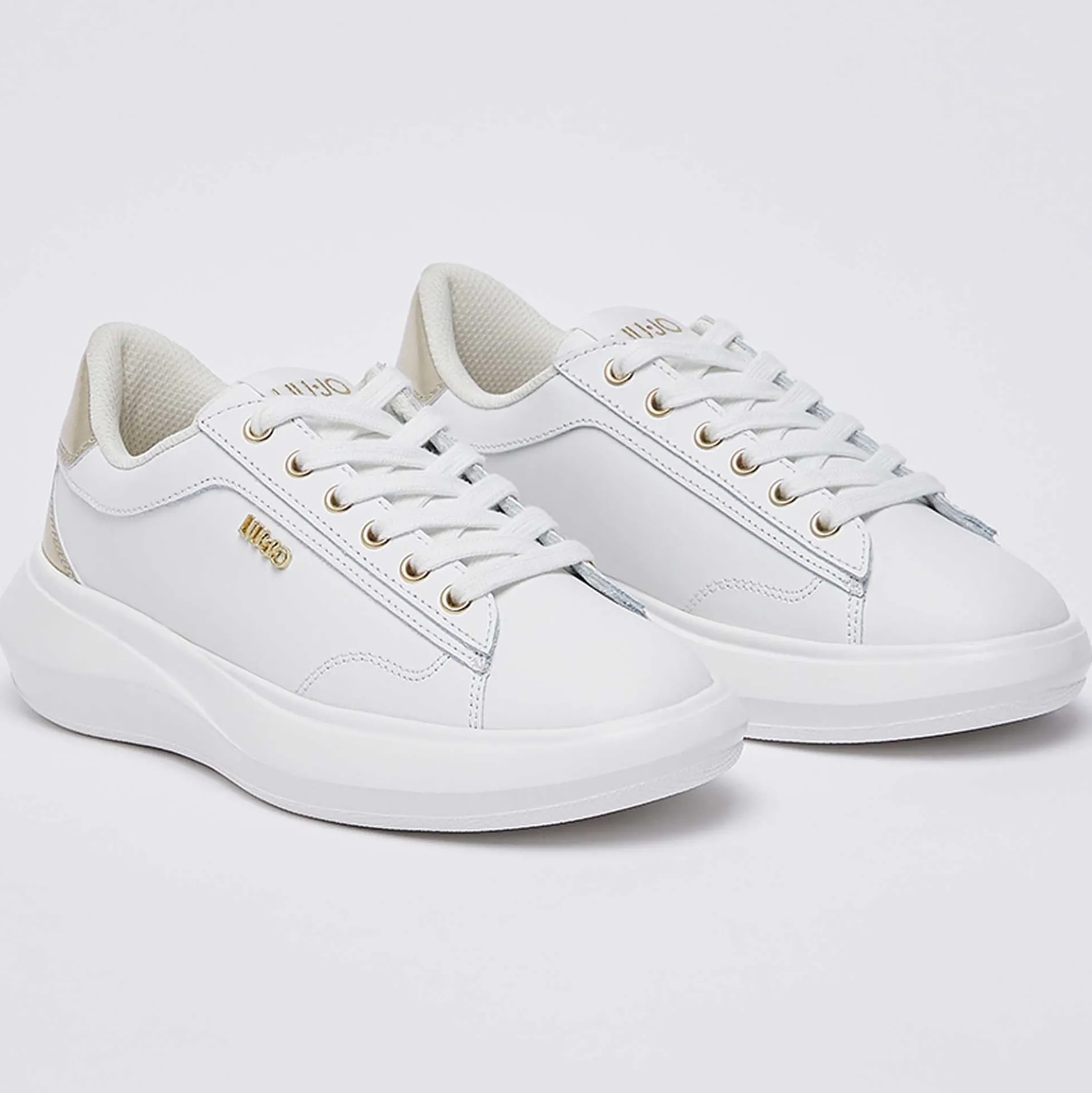 Sneakers LIU JO "Casper 01" BA6069 bianco/oro