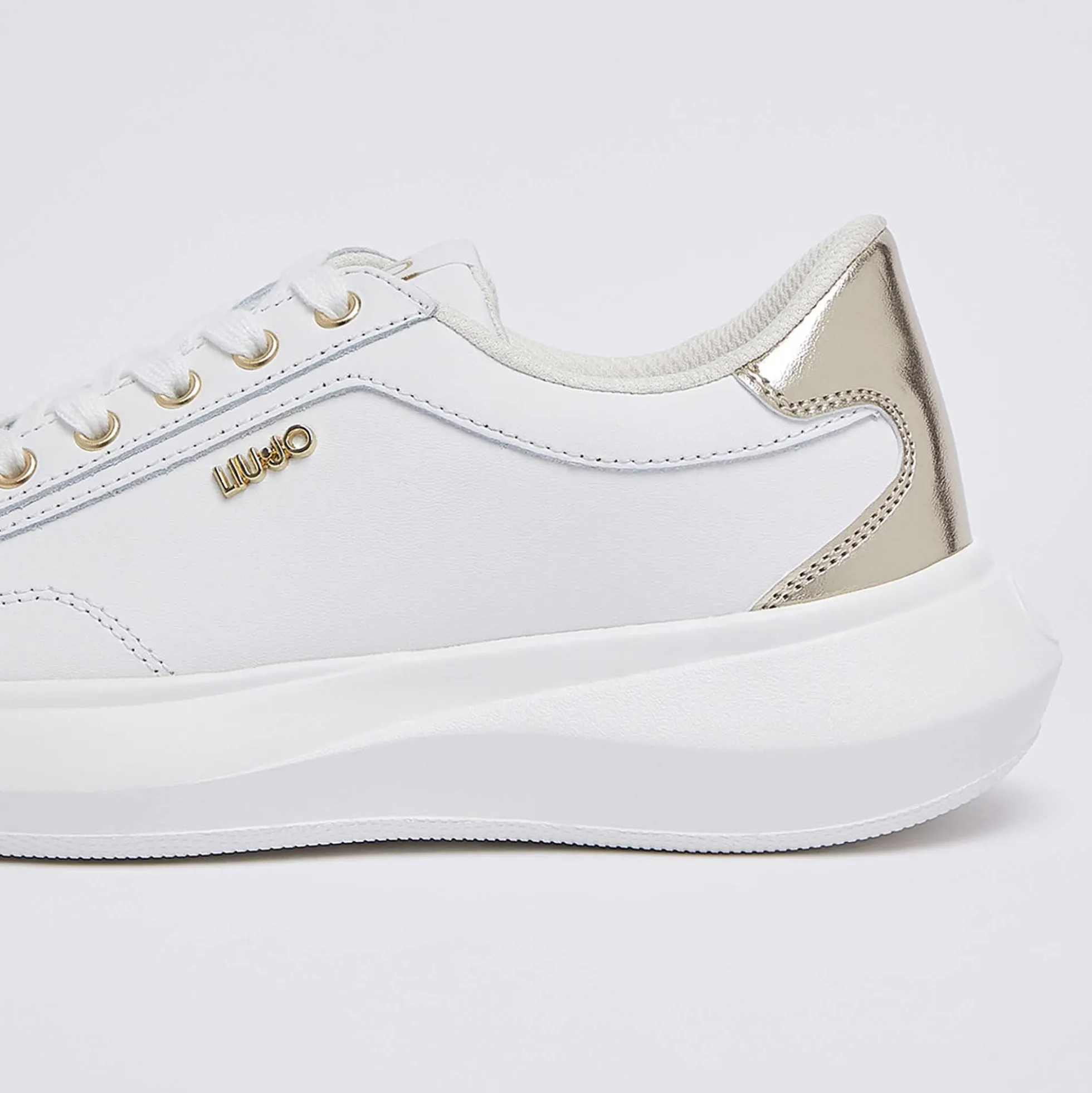 Sneakers LIU JO "Casper 01" BA6069 bianco/oro