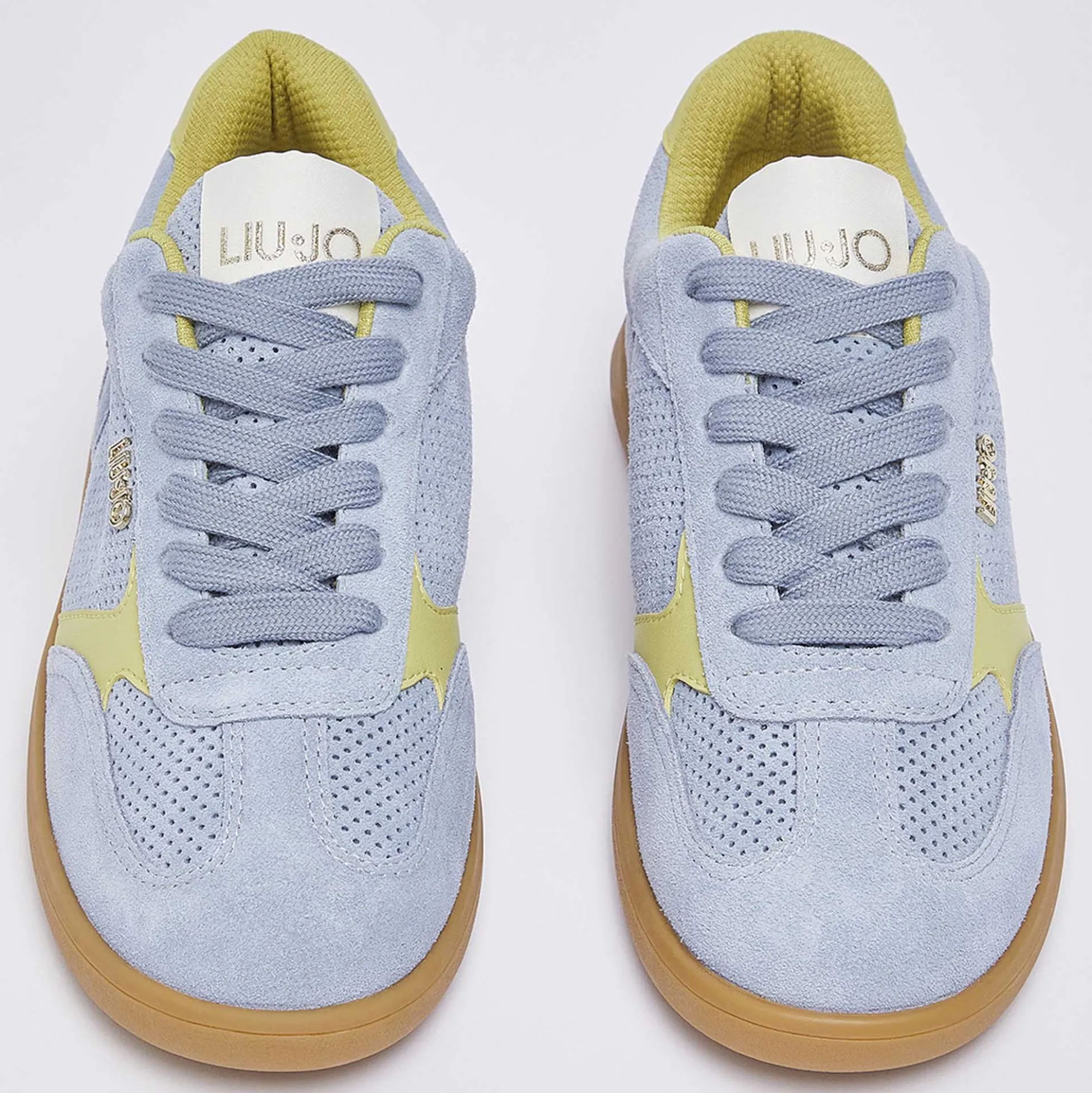 Sneakers LIU JO "Connor 01" BA6051 celeste/giallo