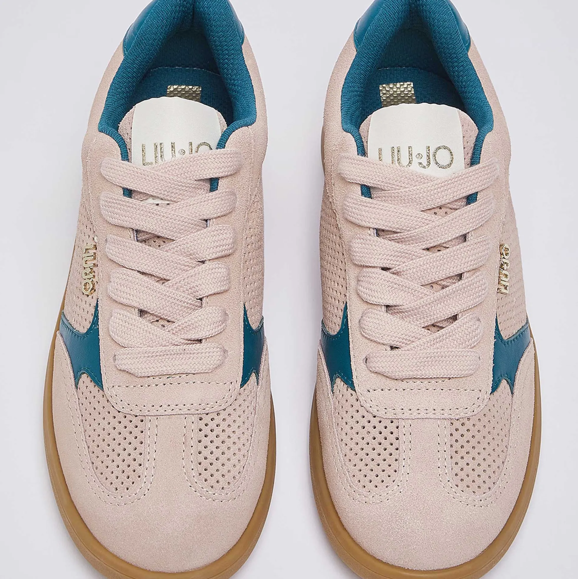 Sneakers LIU JO "Connor 01" BA6051 nude/verde acqua