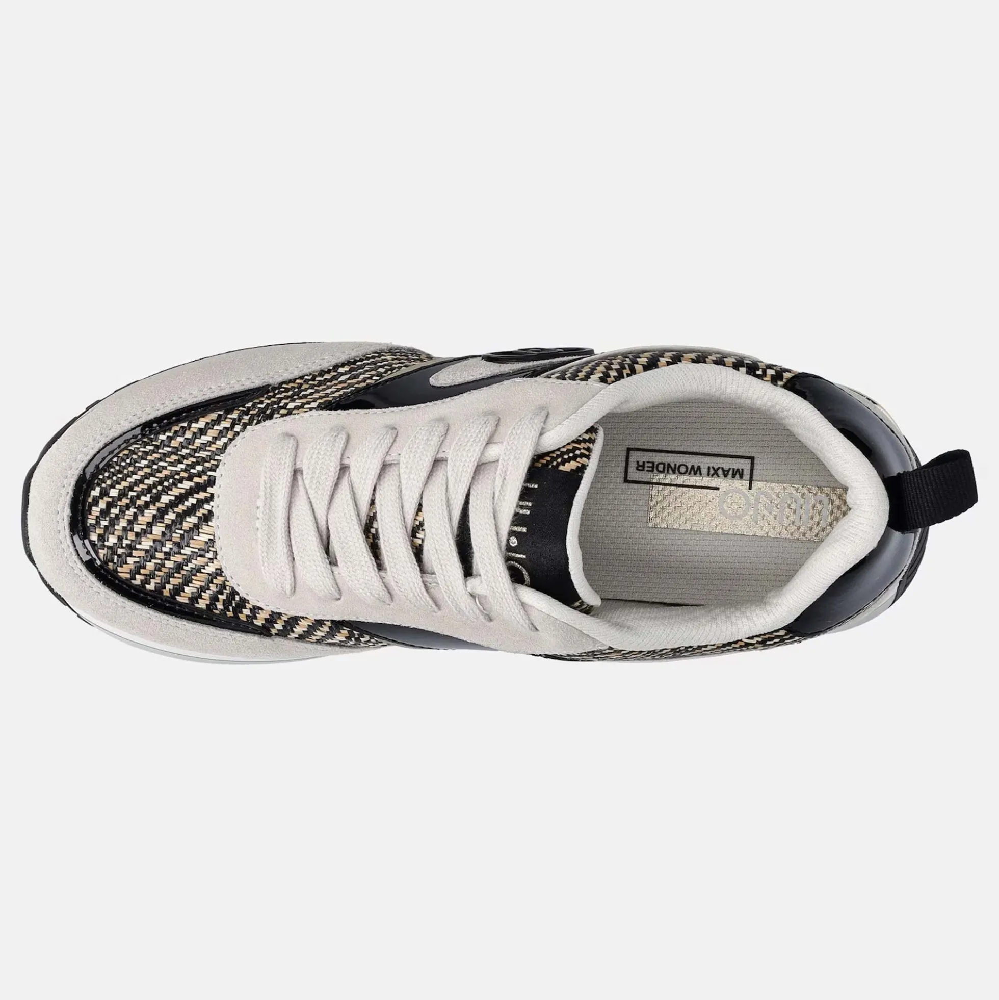 Sneakers LIU JO "Maxi Wonder 97" BA6007 nero/latte