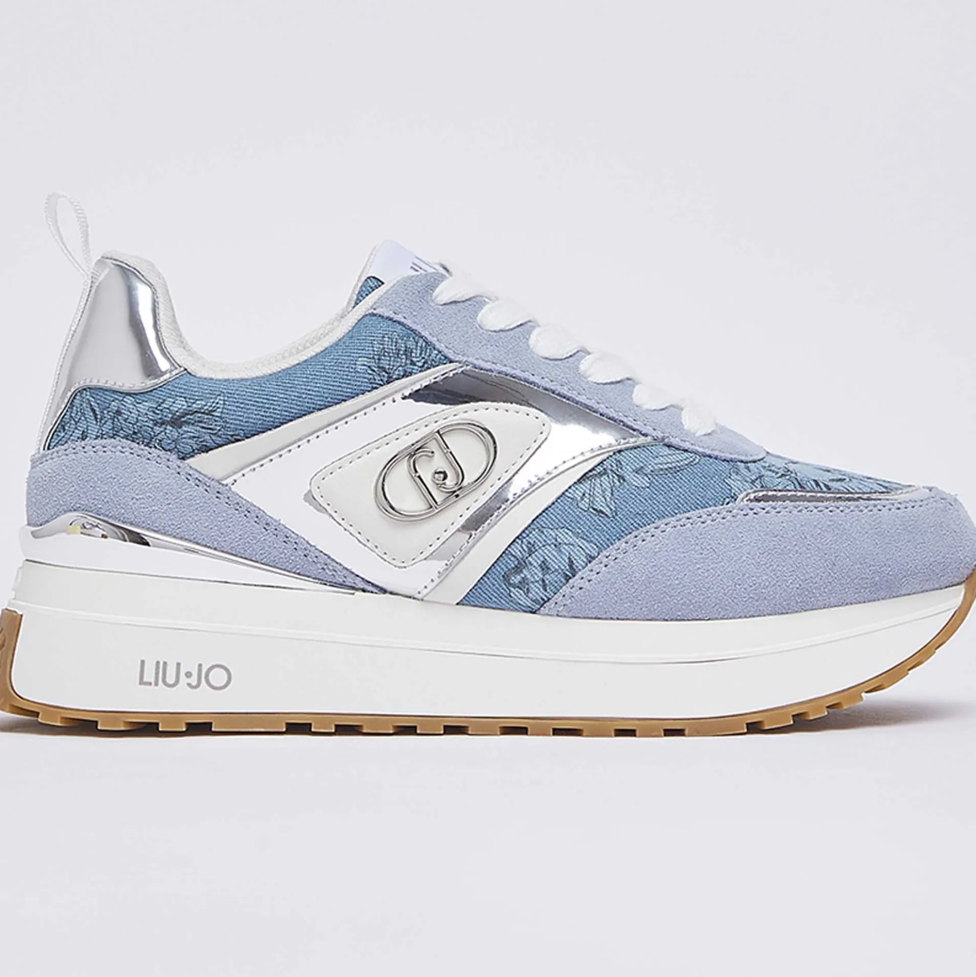 Sneakers LIU JO "Maxi Wonder 97" BA6007 azzurro/denim