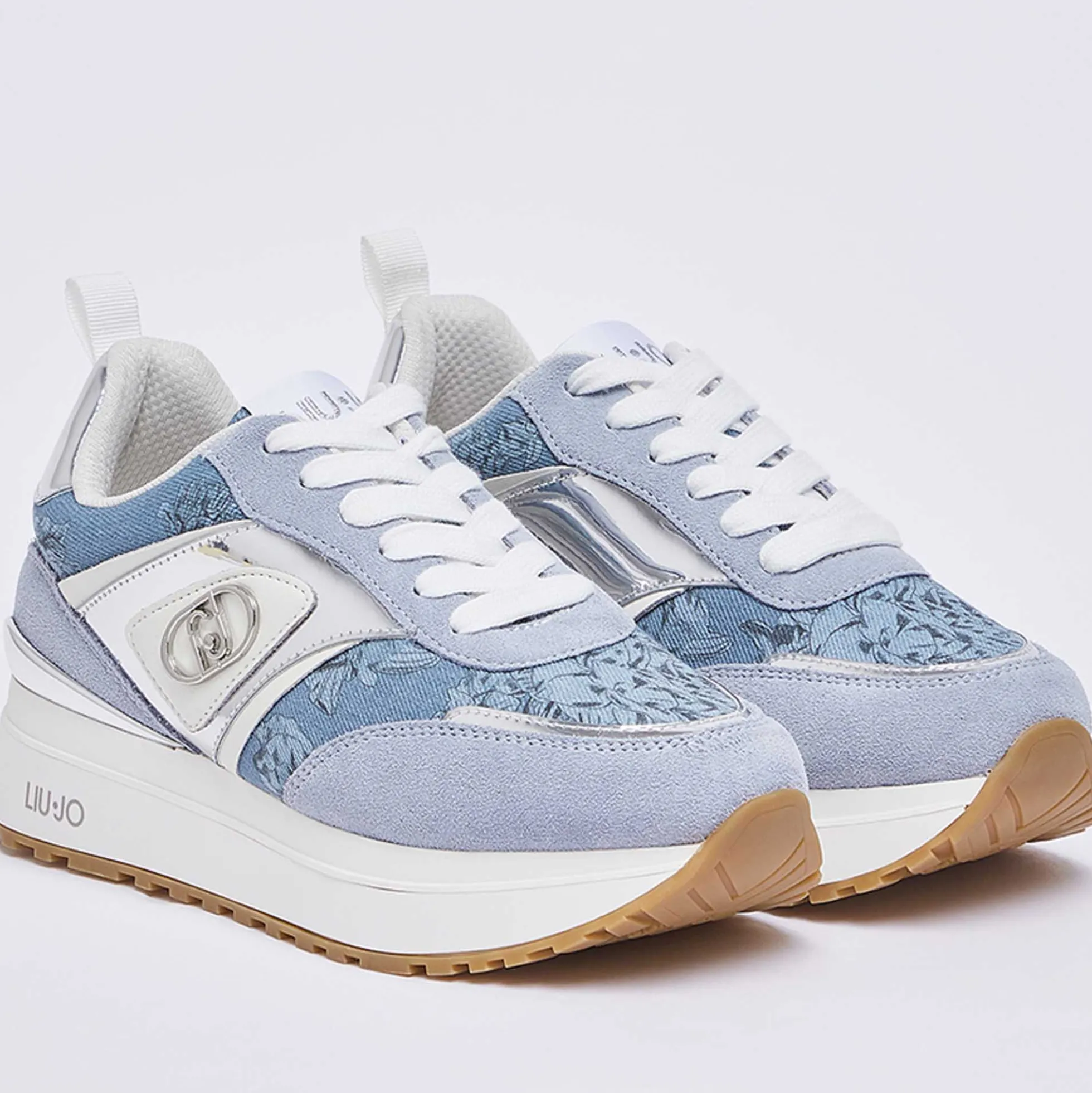 Sneakers LIU JO "Maxi Wonder 97" BA6007 azzurro/denim