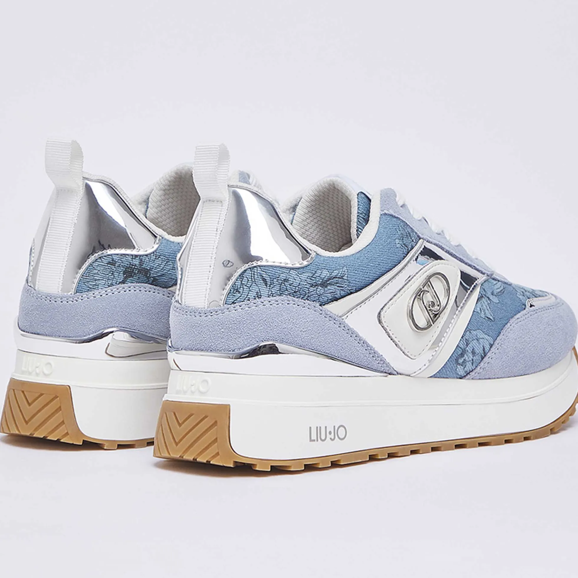 Sneakers LIU JO "Maxi Wonder 97" BA6007 azzurro/denim