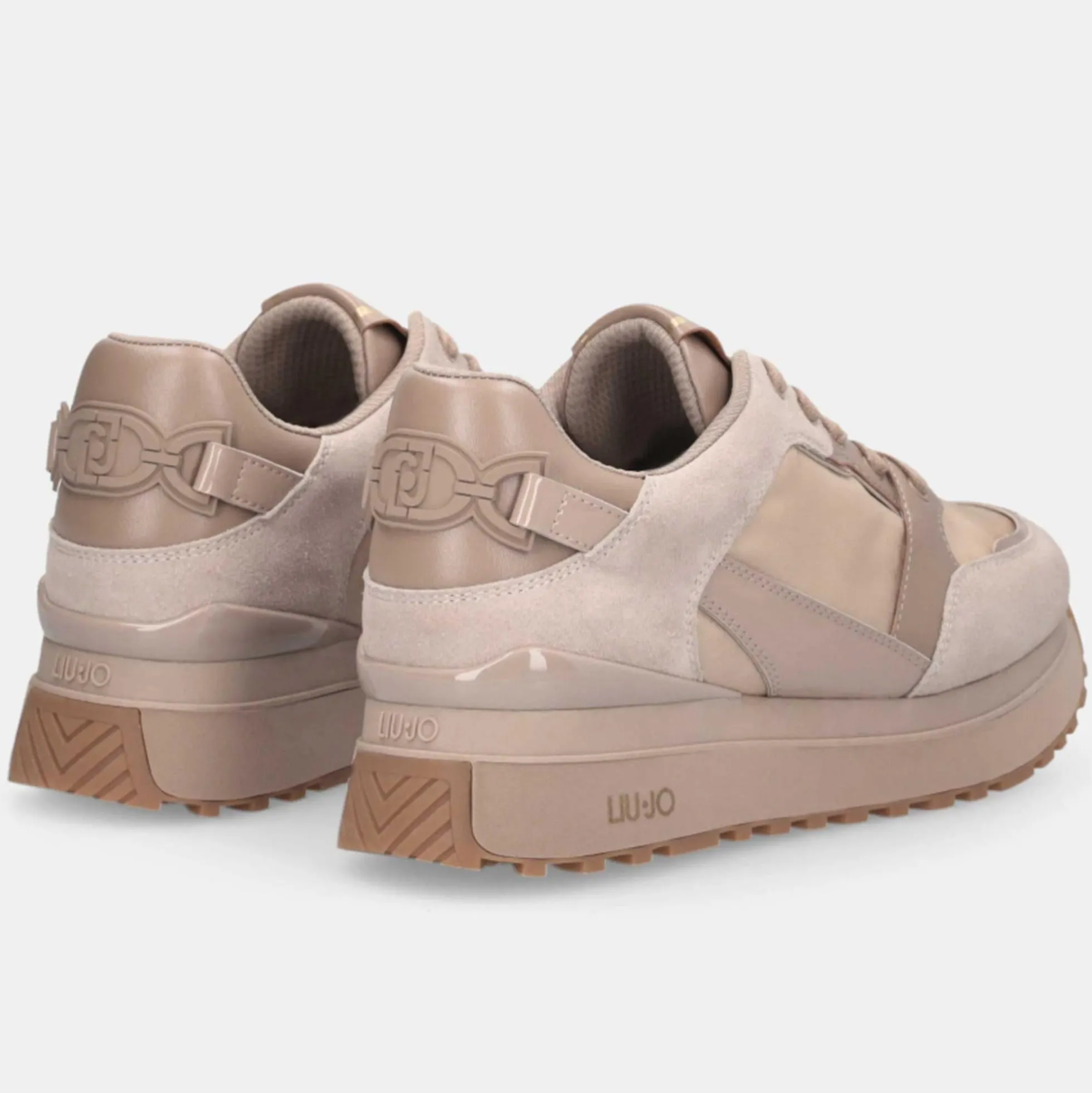 Sneakers LIU JO "Maxi Wonder" BF5005 beige
