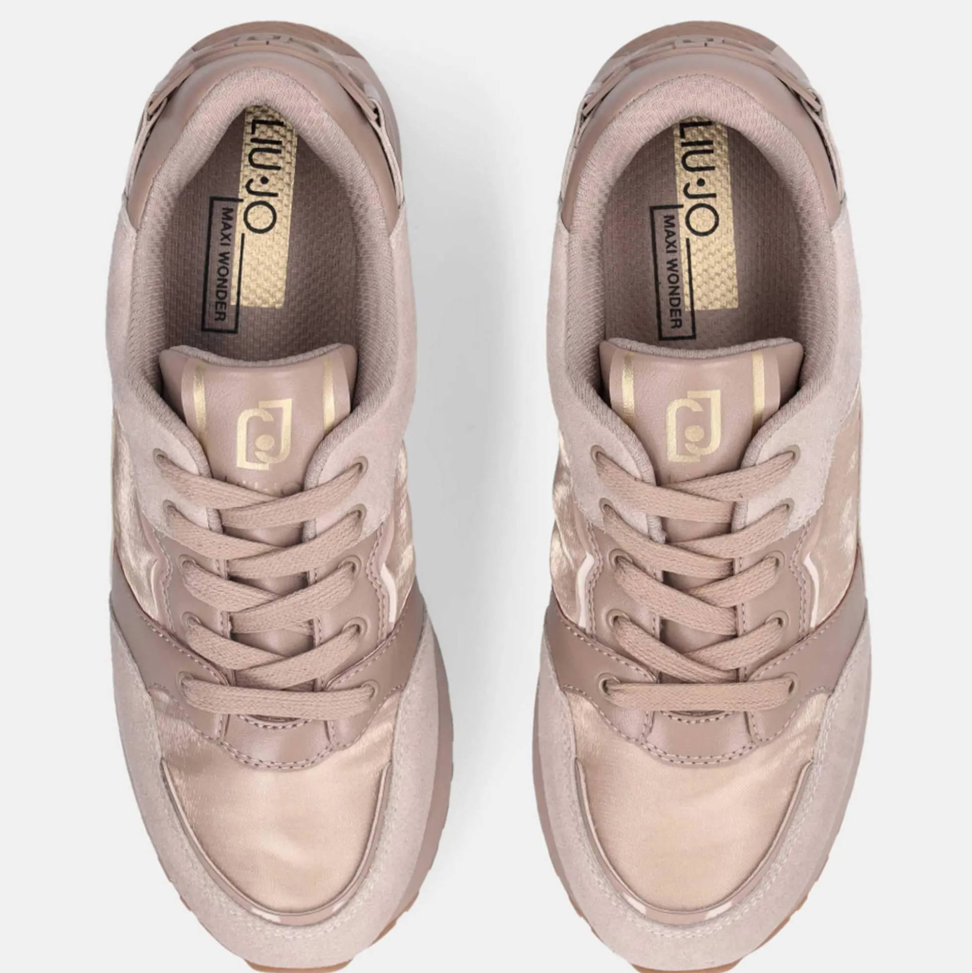 Sneakers LIU JO "Maxi Wonder" BF5005 beige