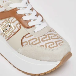 Sneakers LIU JO "Maxi Wonder PLUS 02" BA6019 beige