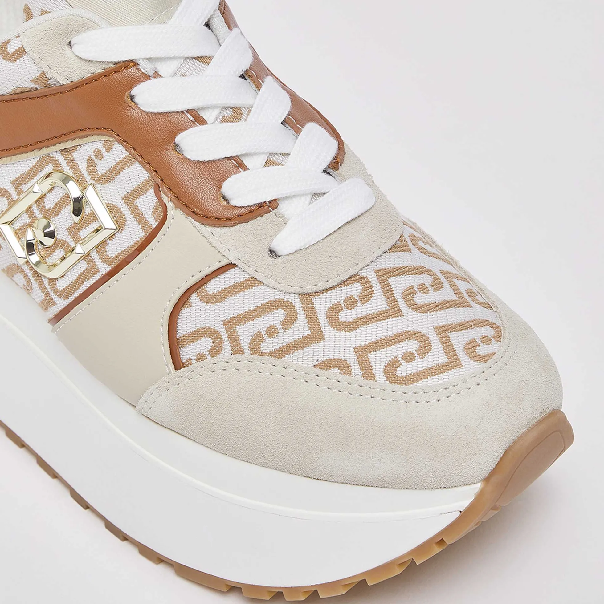 Sneakers LIU JO "Maxi Wonder PLUS 02" BA6019 beige