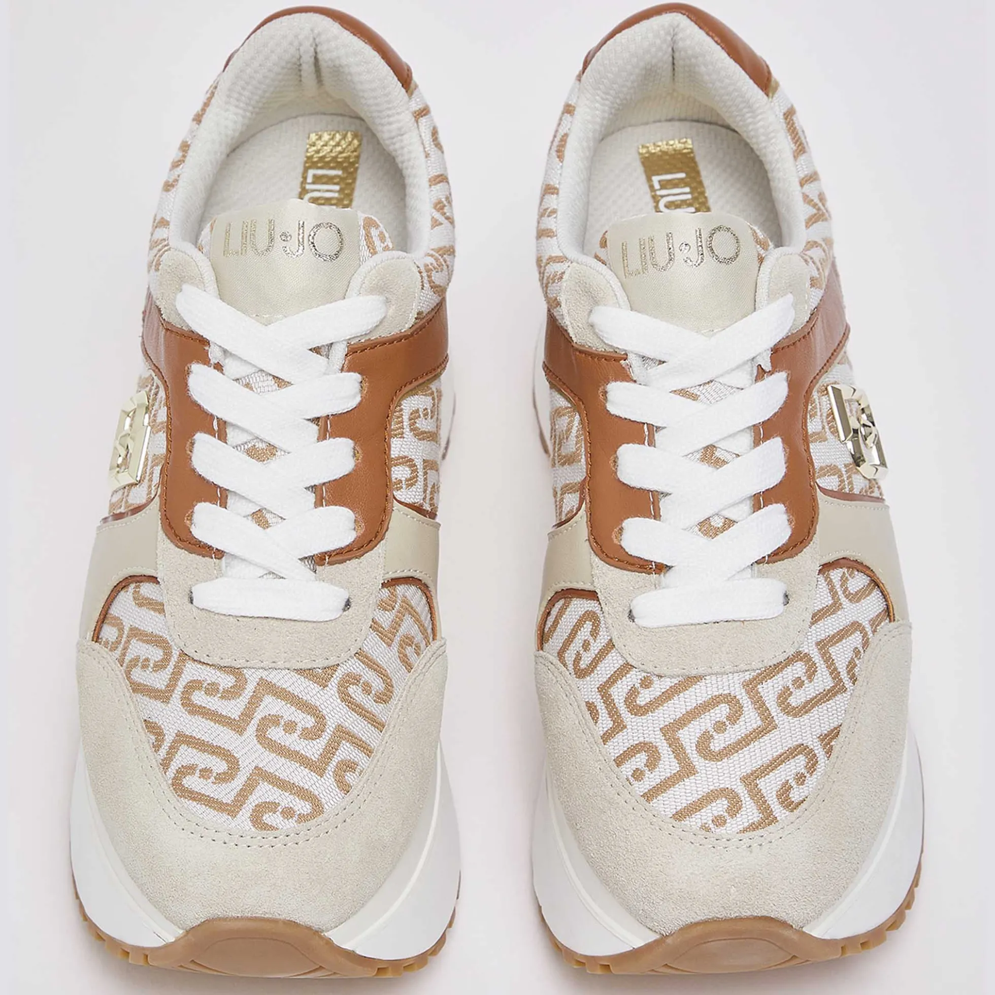 Sneakers LIU JO "Maxi Wonder PLUS 02" BA6019 beige