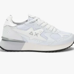 Sneakers SUN68 "STARGIRL SILVER MESH" Z36216-01