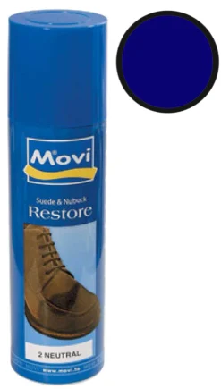 Spray ravvivante per camoscio e nubuck di colore blu