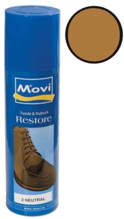 Spray ravvivante per camoscio e nubuck di colore beige camel